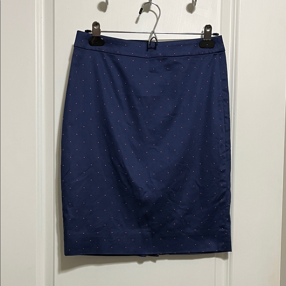 J. Crew Factory The Pencil Skirt with Dots Size 2